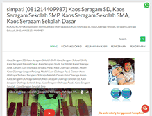 Tablet Screenshot of kaosolahragasekolah.com